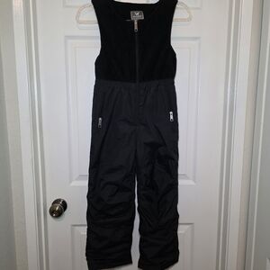 White Sierra Unisex Snow Bib Black Sz 6